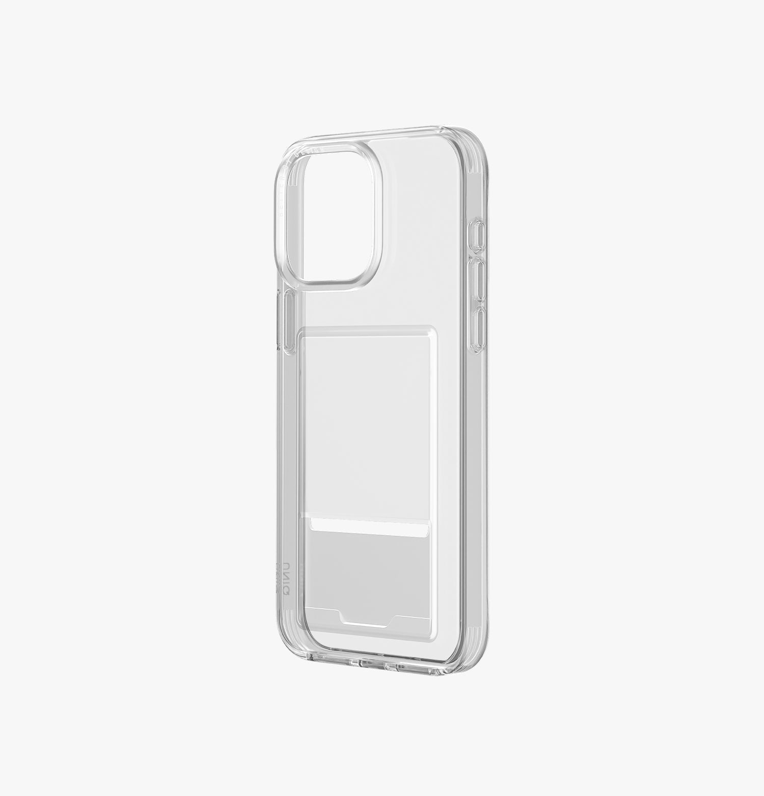 كڤر حمايةAir Fender ID من Uniq لهاتف iPhone 15 Pro Max مع حامل بطاقة | رمادي مائل للشفافية كڤر حمايةAir Fender ID من Uniq لهاتف iPhone 15 Pro Max مع حامل بطاقة | رمادي مائل للشفافية